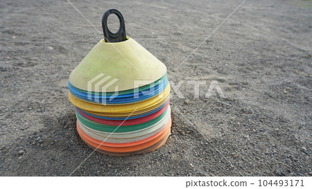 Soccer training tool (marker) 104493171