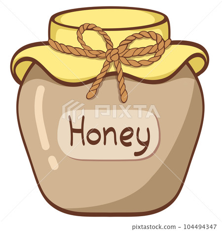 honey jar 104494347