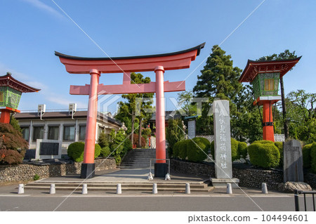 日本東京西東京的東伏見稻荷神社 104494601