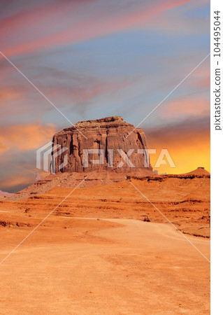 Sunrise Monument Valley Arizona Navajo Nation Sunrise Monument Valley Arizona Navajo Nation 104495044