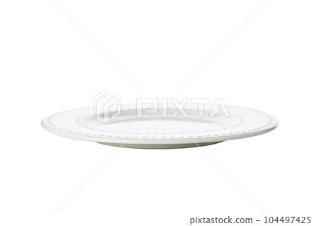 PNG, Empty plate isolated on white background PNG, Empty plate isolated on white background 104497425