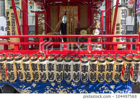 Dashi Festival Summer Festival Hayashi Dashi Dashi Festival Vermilion 104497568