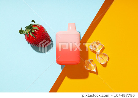 Smoking devices - electronic cigarette, concept of modern smoking 104497796