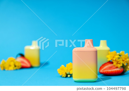 Smoking devices - electronic cigarette, concept of modern smoking 104497798