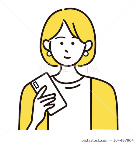 Woman with smartphone Woman with smartphone 104497904