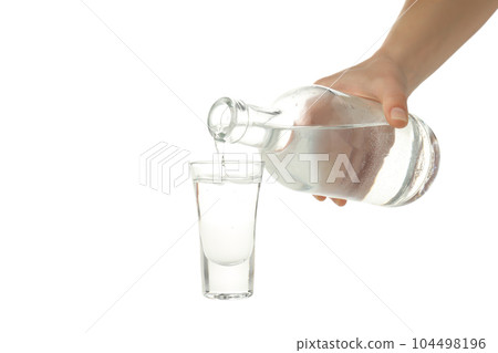 PNG, Concept of strong alcohol drink, vodka 104498196