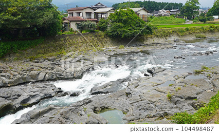 The Kise River that flows through Susono City The Kise River that flows through Susono City 104498487