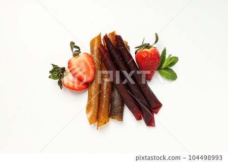 Concept of tasty and sweet food - pastille 104498993