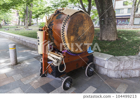 倉見祭、太鼓表演、太鼓表演、連休、日式形象、年度活動、夏季祭典、大太鼓 104499213