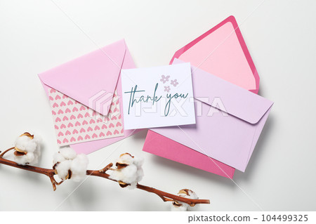 World Women's Day, composition with text Thank you 104499325