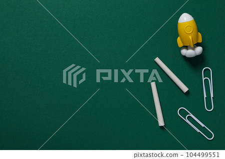 Concept of school and education with blackboard Concept of school and education with blackboard 104499551