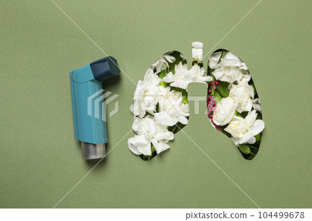 World Asthma Day, concept of allergy care - Asthma 104499678