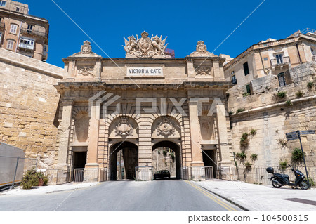 Malta, Valletta, Victoria gate, The gate is the main entrance to the city from the Grand Harbor area 104500315