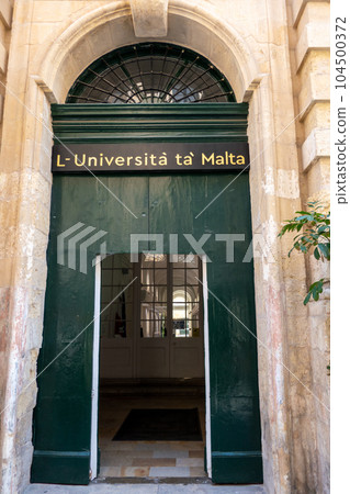 Malta, Valletta, facade of the university Malta, Valletta, facade of the university 104500372