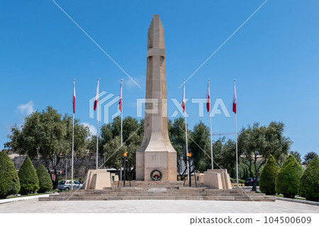 Malta, Valletta, The WWI and WWII Memorial at Floriana. 104500609