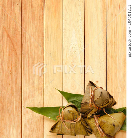 Asian Chinese rice dumplings or zongzi is the Traditional Food Culture that means goodwill for the favorable guy. Asian Chinese rice dumplings or zongzi is the Traditional Food Culture that means goodwill for the favorable guy. 104501213