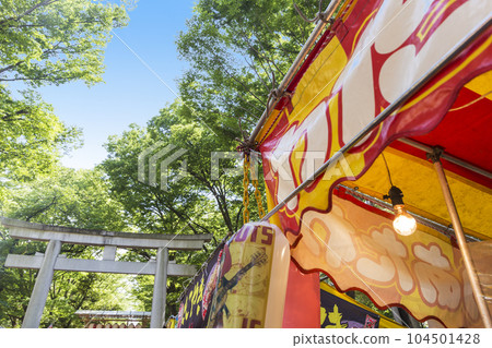 Food stalls, stalls, summer festivals, fairs, summer holidays, nostalgic sales 104501428