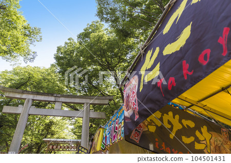 Food stalls, stalls, summer festivals, fairs, summer holidays, nostalgic sales 104501431