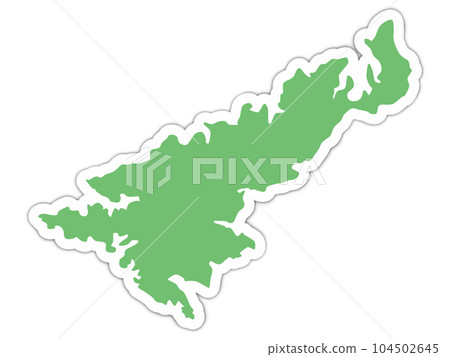 奄美大島的形狀 奄美大島的形狀 104502645