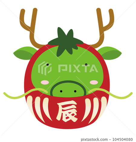 龍年賀年片素材(達摩) 龍年賀年片素材(達摩) 104504080