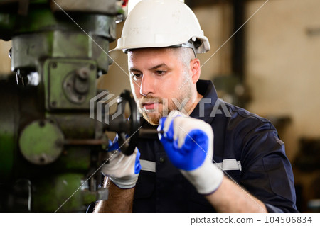 Professional technician worker of manufacturing plant factory 104506834