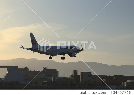 Takeoff and landing at Osaka Itami Airport 104507746