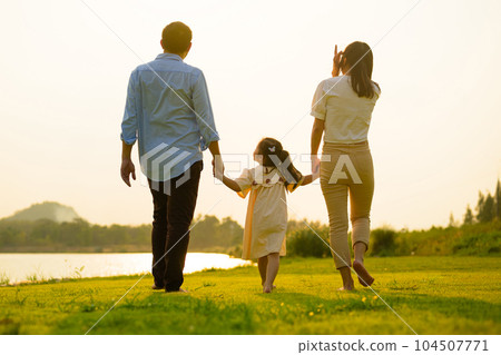 Family enjoying with outdoor activities travel trip on vacation Family enjoying with outdoor activities travel trip on vacation 104507771