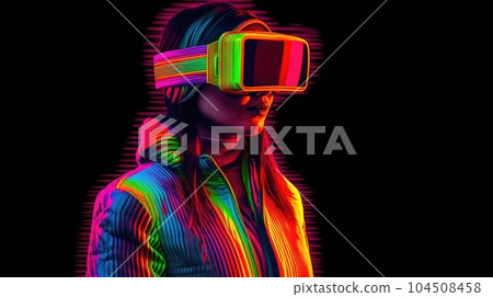 Young female model posing with trendy fashion outfit. Picturesque Young female model posing with trendy fashion outfit. Picturesque 104508458