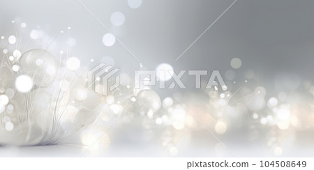 A white abstract bokeh background. Generative AI AIG30. 104508649