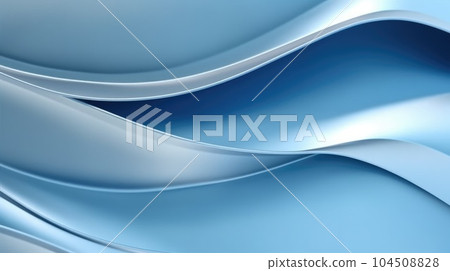 The abstract background of metal texture with empty space in soft light blue color. Exuberant 3D illustration. 104508828