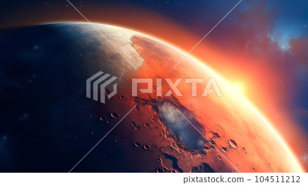 類似於火星的行星“AI生成圖像” 類似於火星的行星“AI生成圖像” 104511212