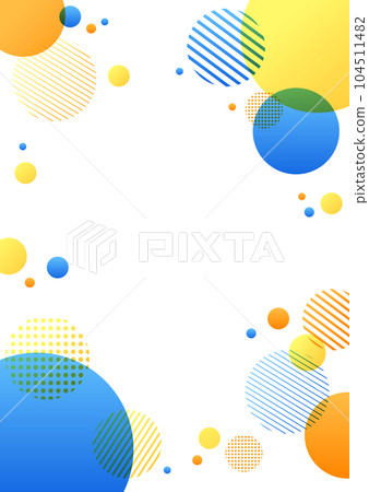 圓點幾何圖案背景素材 104511482