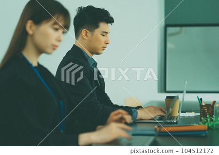 man and woman, business, business man 104512172