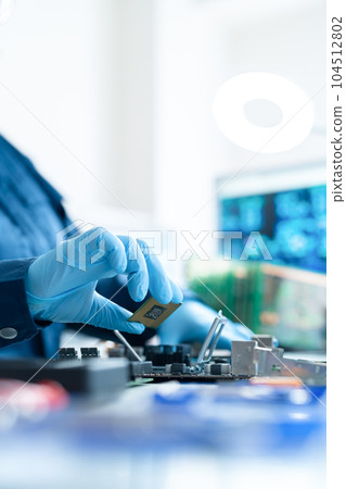 Engineer inspecting the board Engineer inspecting the board 104512802