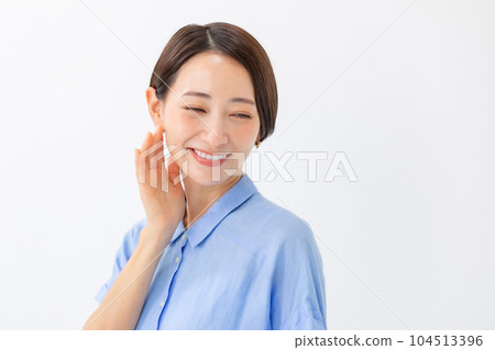 感覺滋潤的女人 美麗 104513396