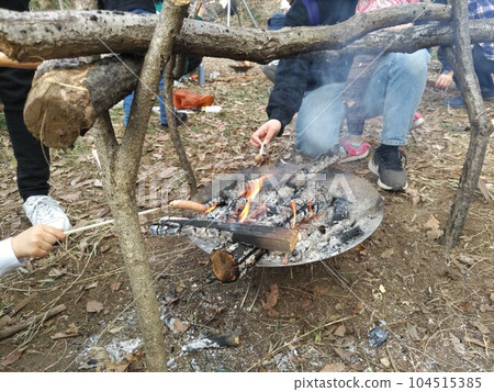 camp fire camp fire 104515385