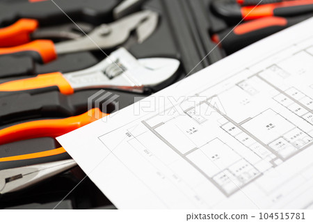 工具集和房屋繪圖 工具集和房屋繪圖 104515781