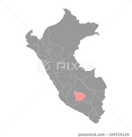 Apurimac map, region in Peru. Vector Illustration. Apurimac map, region in Peru. Vector Illustration. 104516129