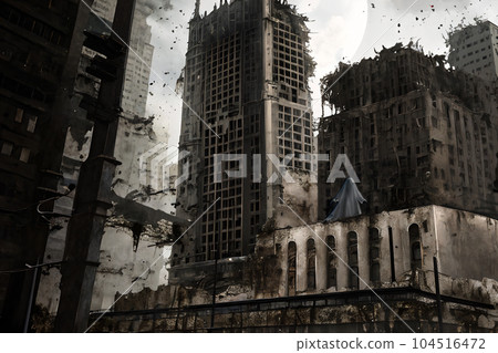 AI-generated image / ghost of the ruins 3 104516472