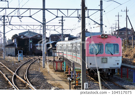 Scenery of Jomo Electric Railway Ogo Station (car depot) Scenery of Jomo Electric Railway Ogo Station (car depot) 104517075