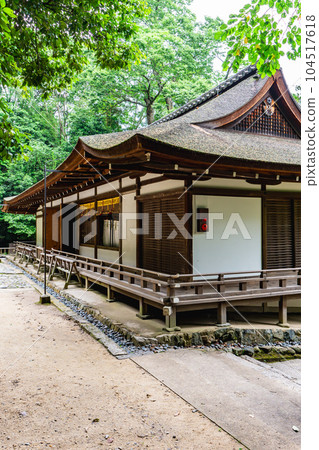 Ujigami Shrine Worship Hall (National Treasure) in Uji City, Kyoto Prefecture Ujigami Shrine Worship Hall (National Treasure) in Uji City, Kyoto Prefecture 104517618