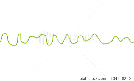 Electrocardiogram ECG displaying ventricular fibrillation rhythm, 3D illustration Electrocardiogram ECG displaying ventricular fibrillation rhythm, 3D illustration 104518260