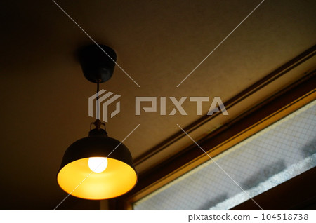 Antique lighting that can be found in a cafe_1 Antique lighting that can be found in a cafe_1 104518738