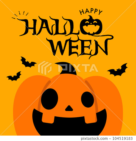 Pop Halloween vector illustration background Pop Halloween vector illustration background 104519183