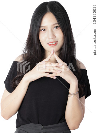 asia woman smiling. 104520032