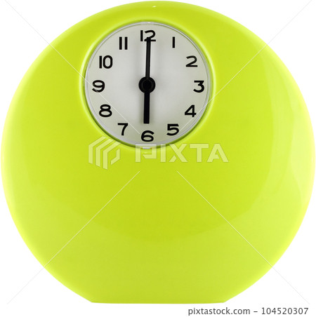Alarm clock green colour. Alarm clock green colour. 104520307