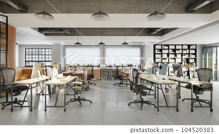 Modern elegant office interior 104520383