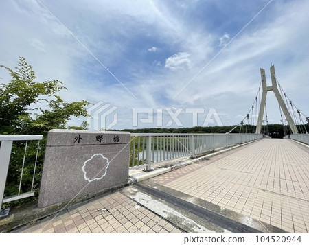 從權現堂第3公園到權現堂堤的外野橋 104520944