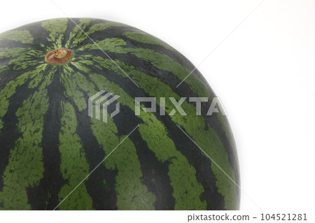 Watermelon White Background Watermelon White Background 104521281
