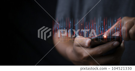 Stock Market Investments analysis and Digital Assets. 104521330